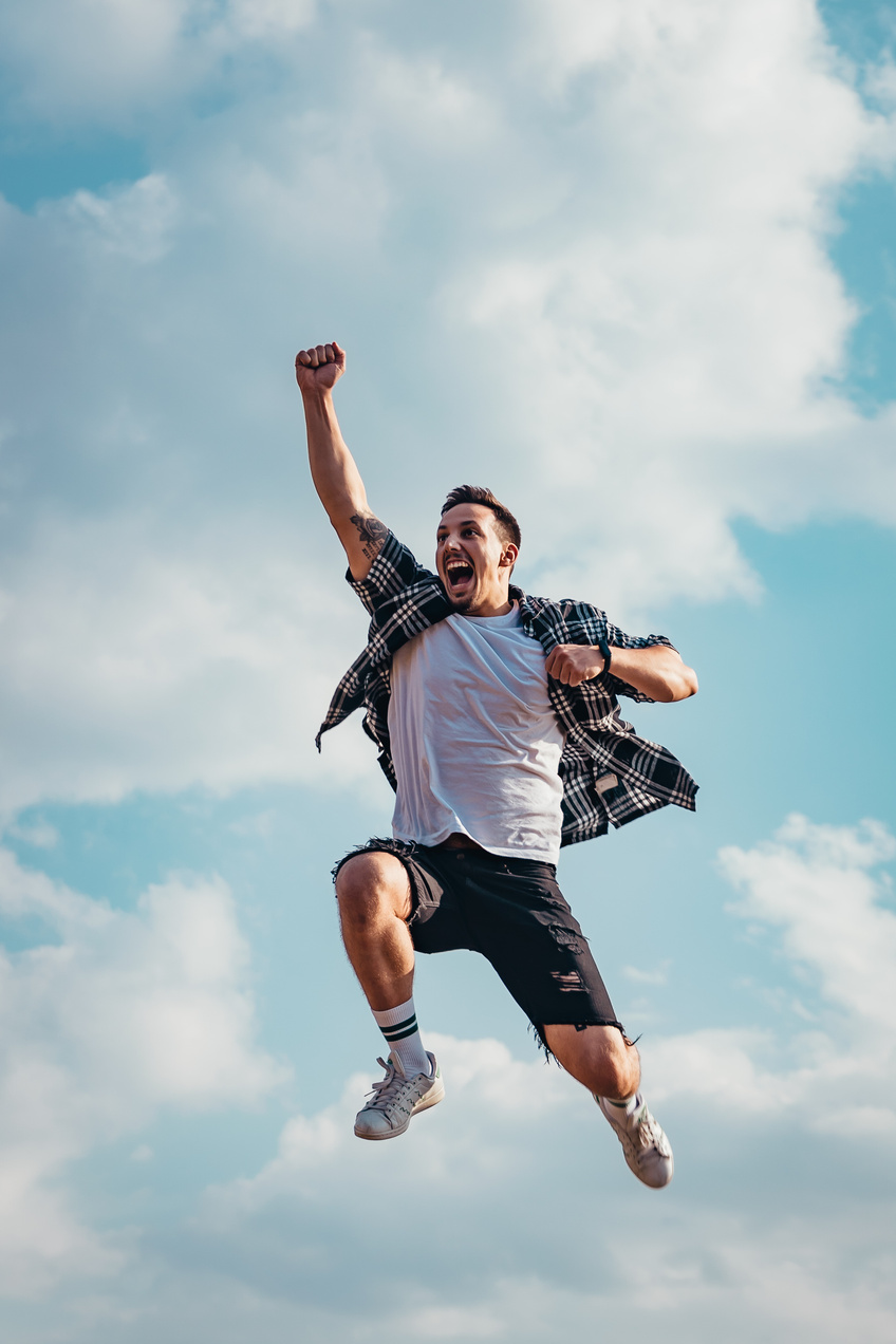 Man Jump High